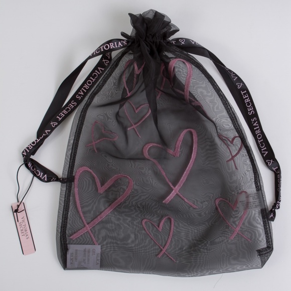Victoria's Secret Pink Heart Lingerie Bag - Picture 2 of 7